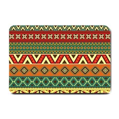 Mexican Folk Art Patterns Small Doormat  by Amaryn4rt