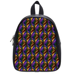 Seamless Prismatic Line Art Pattern School Bags (small)  by Amaryn4rt