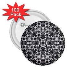 Modern Oriental Pattern 2 25  Buttons (100 Pack)  by dflcprints