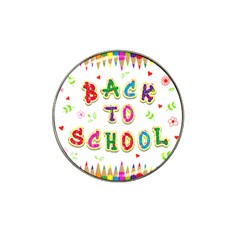 Back To School Hat Clip Ball Marker (10 Pack) by Amaryn4rt