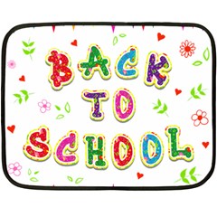 Back To School Fleece Blanket (mini) by Amaryn4rt