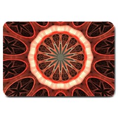 Circle Pattern Large Doormat  by Amaryn4rt