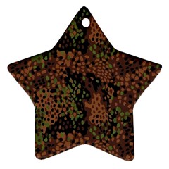 Digital Camouflage Star Ornament (two Sides) by Amaryn4rt