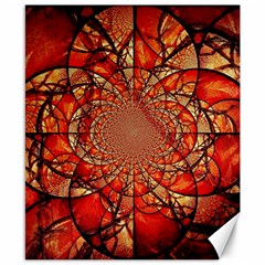 Dreamcatcher Stained Glass Canvas 8  X 10  by Amaryn4rt