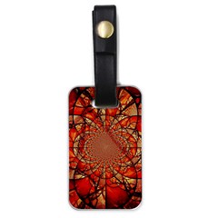 Dreamcatcher Stained Glass Luggage Tags (one Side)  by Amaryn4rt