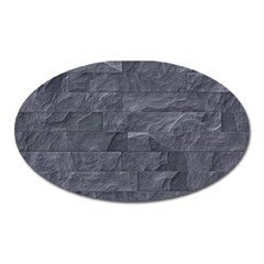 Excellent Seamless Slate Stone Floor Texture Oval Magnet by Amaryn4rt