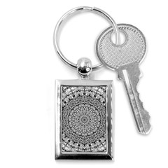 Mandala Boho Inspired Hippy Hippie Design Key Chains (rectangle)  by CraftyLittleNodes