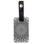 Mandala Boho Inspired Hippy Hippie Design Luggage Tags (One Side)  Front