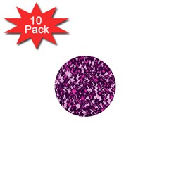 Chic Camouflage Colorful Background 1  Mini Buttons (10 Pack)  by Simbadda