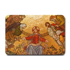 Gold Jesus Small Doormat  by boho