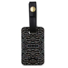 Black Diamonds Luggage Tags (one Side)  by boho