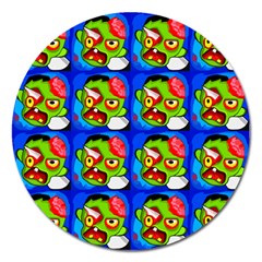 Zombies Magnet 5  (round) by boho