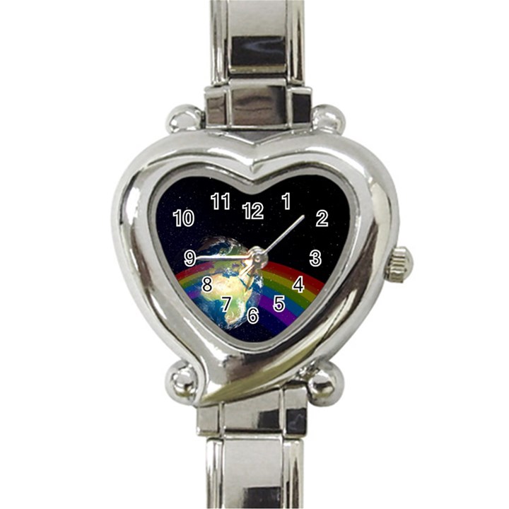 Earth Heart Italian Charm Watch