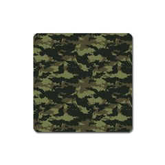 Camo Pattern Square Magnet by Simbadda