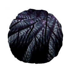 Fractal Art Picture Definition  Fractured Fractal Texture Standard 15  Premium Flano Round Cushions by Simbadda