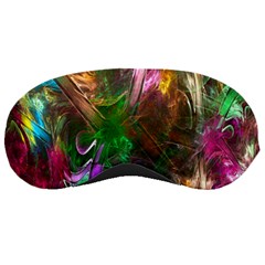 Fractal Texture Abstract Messy Light Color Swirl Bright Sleeping Masks by Simbadda