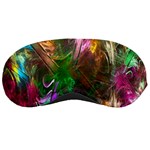 Fractal Texture Abstract Messy Light Color Swirl Bright Sleeping Masks Front