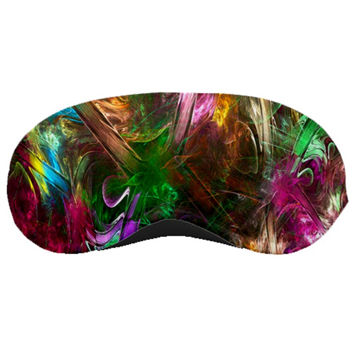 Fractal Texture Abstract Messy Light Color Swirl Bright Sleeping Masks