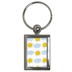 Sunshine Tech White Key Chains (rectangle)  by Simbadda