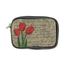 Vintage Tulips Coin Purse by Valentinaart