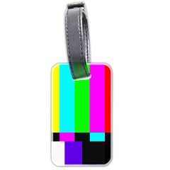 Color Bars & Tones Luggage Tags (two Sides) by Simbadda