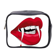 Mouth Jaw Teeth Vampire Blood Mini Toiletries Bag 2-side by Simbadda