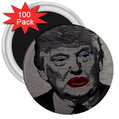 Transgender President    3  Magnets (100 Pack) by Valentinaart