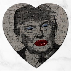 Transgender President    Jigsaw Puzzle (heart) by Valentinaart