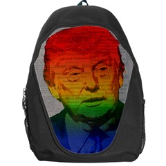 Rainbow Trump  Backpack Bag by Valentinaart