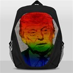 Rainbow Trump  Backpack Bag Front