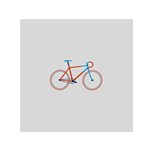 Bicycle Sports Drawing Minimalism Small Satin Scarf (Square) Front