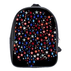 America Usa Map Stars Vector  School Bags (xl)  by Simbadda