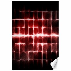 Electric Lines Pattern Canvas 20  X 30   by Simbadda