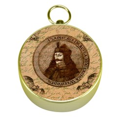 Count Vlad Dracula Gold Compasses by Valentinaart