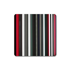 Miracle Mile Pattern Square Magnet by Simbadda