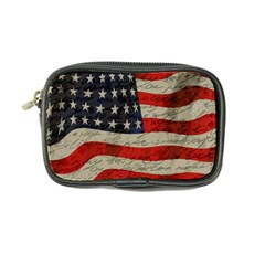 Vintage American Flag Coin Purse by Valentinaart