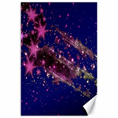 Stars Abstract Shine Spots Lines Canvas 24  X 36  by Simbadda