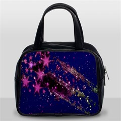 Stars Abstract Shine Spots Lines Classic Handbags (2 Sides) by Simbadda