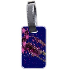 Stars Abstract Shine Spots Lines Luggage Tags (two Sides) by Simbadda