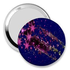 Stars Abstract Shine Spots Lines 3  Handbag Mirrors by Simbadda