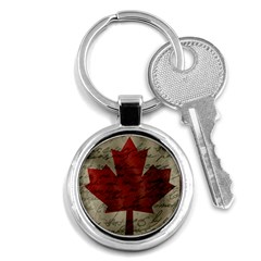 Canada Flag Key Chains (round)  by Valentinaart