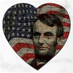 Lincoln day  Jigsaw Puzzle (Heart) Front