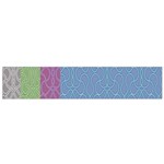 Fine Line Pattern Background Vector Flano Scarf (Small) Front