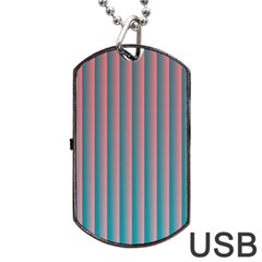 Hald Simulate Tritanope Color Vision With Color Lookup Tables Dog Tag Usb Flash (one Side) by Simbadda