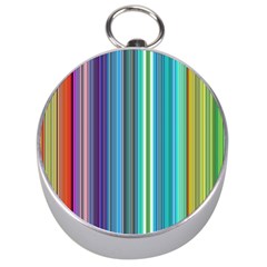 Color Stripes Silver Compasses by Simbadda