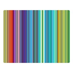 Color Stripes Double Sided Flano Blanket (large)  by Simbadda