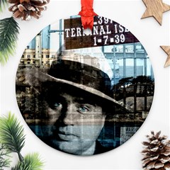 Al Capone  Round Ornament (two Sides) by Valentinaart