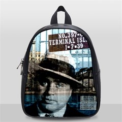 Al Capone  School Bags (small)  by Valentinaart