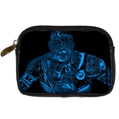 Warrior - Blue Digital Camera Cases by Valentinaart