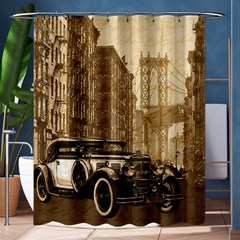 Vintage Old Car Shower Curtain 60  X 72  (medium)  by Valentinaart